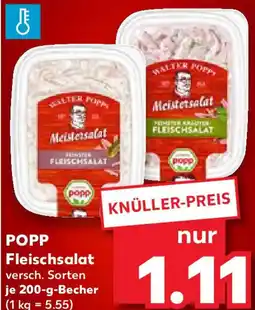 Kaufland POPP Fleischsalat Angebot