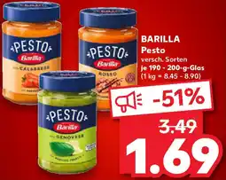 Kaufland BARILLA Pesto Angebot