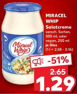 Kaufland MIRACEL WHIP Salatcreme Angebot