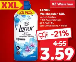Kaufland LENOR Weichspüler XXL Angebot