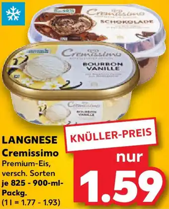 Kaufland LANGNESE Cremissimo Angebot