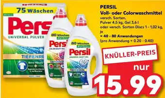Kaufland PERSIL Voll- oder Colorwaschmittel Angebot