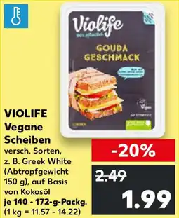Kaufland VIOLIFE Vegane Scheiben Angebot