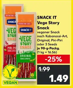 Kaufland SNACK IT Vege Story Snack Angebot