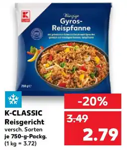 Kaufland K-CLASSIC Reisgericht Angebot