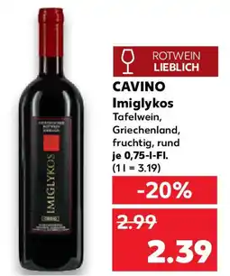 Kaufland CAVINO Imiglykos Angebot