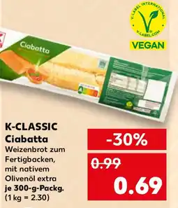Kaufland K-CLASSIC Ciabatta Angebot
