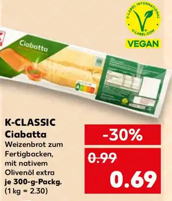 Kaufland K-CLASSIC Ciabatta Angebot