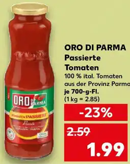 Kaufland ORO DI PARMA Passierte Tomaten Angebot