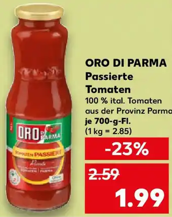 Kaufland ORO DI PARMA Passierte Tomaten Angebot