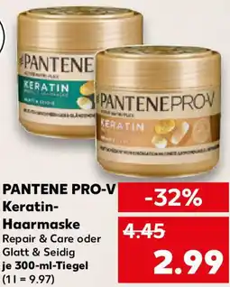 Kaufland PANTENE PRO-V Keratin- Haarmaske Angebot