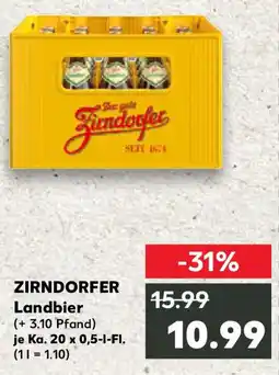 Kaufland ZIRNDORFER Landbier Angebot