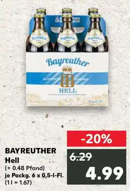 Kaufland BAYREUTHER Hell Angebot