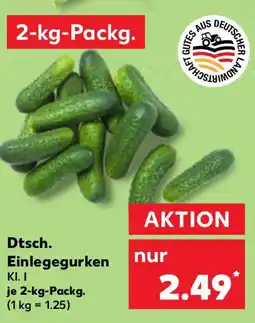 Kaufland Dtsch. Einlegegurken Angebot