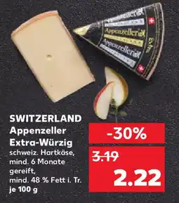 Kaufland SWITZERLAND Appenzeller Extra-Würzig Angebot