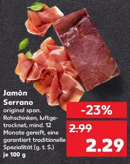 Kaufland Jamón Serrano Angebot