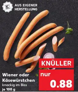 Kaufland Wiener oder Käsewürstchen Angebot