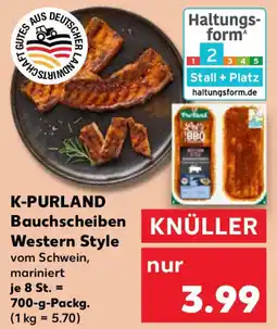 Kaufland K-PURLAND Bauchscheiben Western Style Angebot