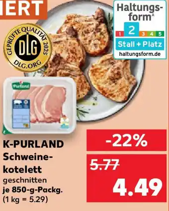 Kaufland K-PURLAND Schweine- kotelett Angebot