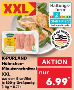 Kaufland K-PURLAND Hähnchen- Minutenschnitzel XXL Angebot