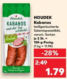 Kaufland HOUDEK Kabanos Angebot