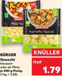 Kaufland BÜRGER Gnocchi Angebot
