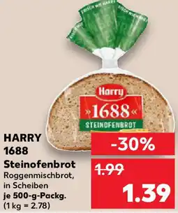 Kaufland HARRY 1688 Steinofenbrot Angebot