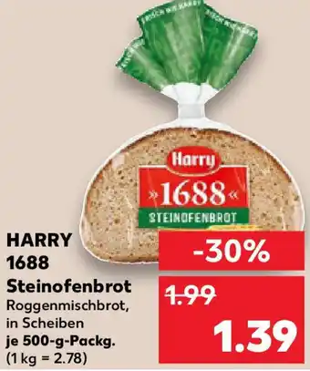 Kaufland HARRY 1688 Steinofenbrot Angebot