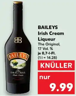 Kaufland BAILEYS Irish Cream Liqueur Angebot