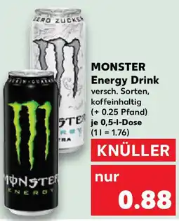 Kaufland MONSTER Energy Drink Angebot