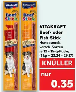 Kaufland VITAKRAFT Beef- oder Fish-Stick Angebot