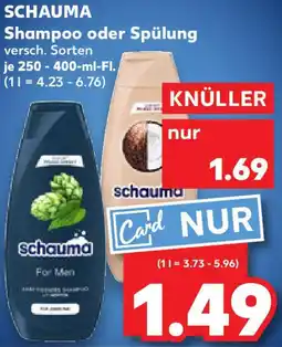 Kaufland SCHAUMA Shampoo oder Spülung Angebot
