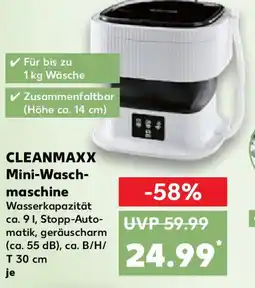 Kaufland CLEANMAXX Mini-Wasch- maschine Angebot