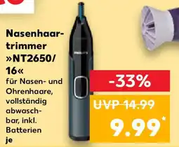 Kaufland Nasenhaar- trimmer NT2650/16 Angebot