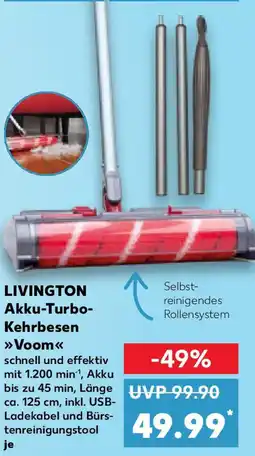 Kaufland LIVINGTON Akku-Turbo- Kehrbesen Voom Angebot