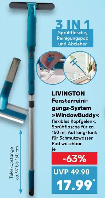 Kaufland LIVINGTON Fensterreini- gungs-System WindowBuddy Angebot