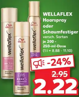 Kaufland WELLAFLEX Haarspray oder Schaumfestiger Angebot