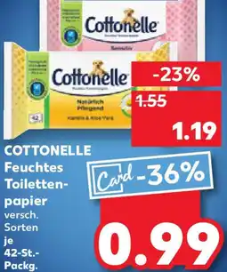 Kaufland COTTONELLE Feuchtes Toiletten- papier Angebot