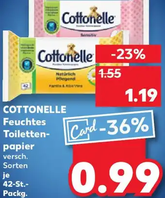 Kaufland COTTONELLE Feuchtes Toiletten- papier Angebot