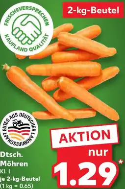 Kaufland Dtsch. Möhren Angebot