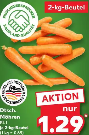 Kaufland Dtsch. Möhren Angebot
