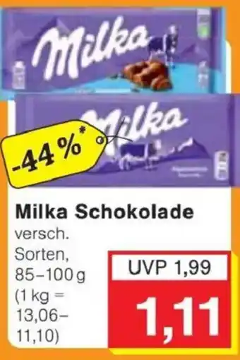 Jawoll Milka Schokolade Angebot