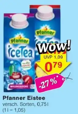 Jawoll Pfanner Eistee Angebot