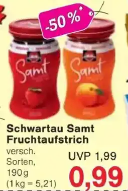 Jawoll Schwartau Samt Fruchtaufstrich Angebot