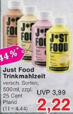 Jawoll Just Food Trinkmahlzeit Angebot