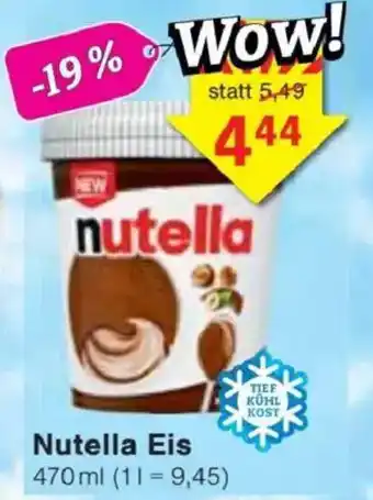 Jawoll Nutella Eis Angebot