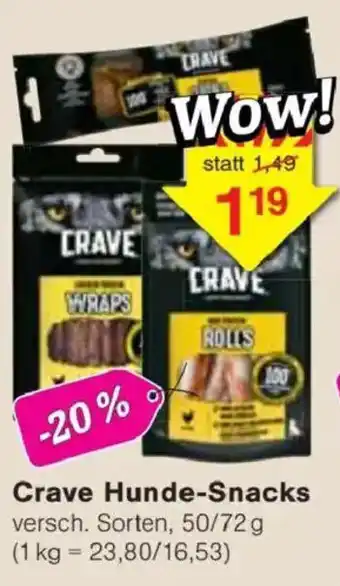 Jawoll Crave Hunde-Snacks Angebot
