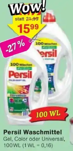 Jawoll Persil Waschmittel Gel, Color oder Universal Angebot