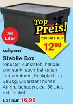 Jawoll wham Stabile Box Angebot