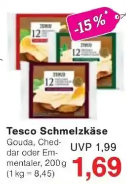 Jawoll Tesco Schmelzkäse Angebot